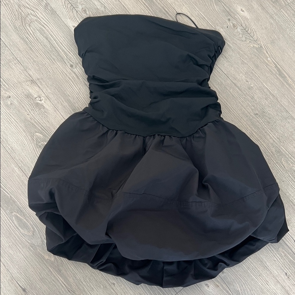 Steve Madden Black Strapless Dress